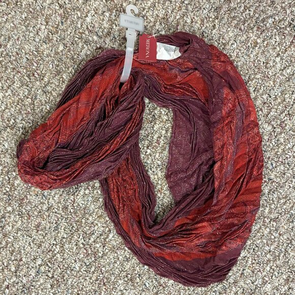 Merona Red Scarf/Wrap - Picture 1 of 3